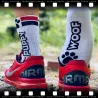 SneakFreaxx Chaussettes Sneak Woof Puppy Rouge